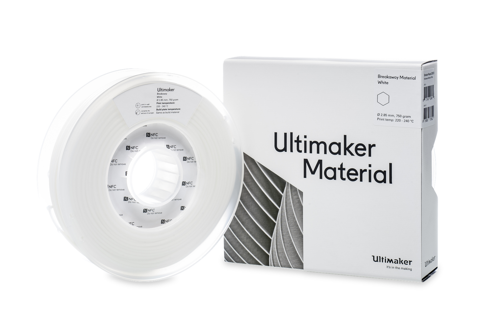 Ultimaker Breakaway Filament - 2.85mm - Print Your Mind 3D